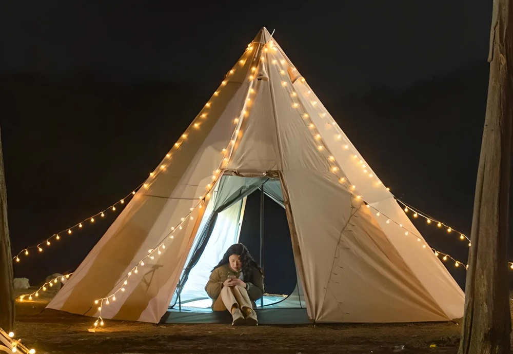 white teepee